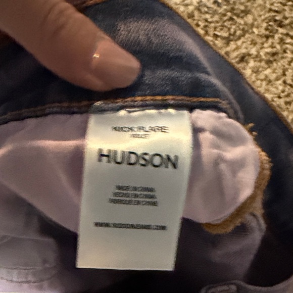 NWT Hudson Walker Kick Flare Boot Cut Jeans in Violet - Picture 12 of 13